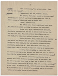 Moe Howard's 18pp. Outline Dated October 1938 for The Three Stooges Film ''Saved by the Belle'' -- With Numerous Annotations in Moe's Hand Throughout -- Very Good Condition